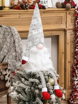 Gnome Kalėdų Eglutė Topper Dekoratyvinis Skandinavijos Tomte švedijos Kalėdų Elf Nykštukas Namų Dekoro