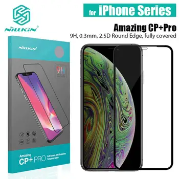 Grūdintas Stiklas iPhone 12 Pro Max 12 Mini 11 Xs Xr X SE 2020 M. 8 7 6S 6 Plius Screen Protector Nillkin Saugos 3D Visu
