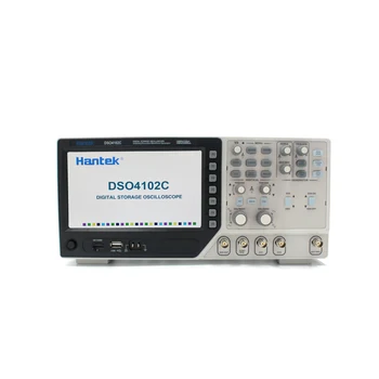 Hantek DSO4102C Oscilloscope Digiatal 100MHz 2 Kanalų Nešiojamą Osciloscopio USB + Savavališkai/Funkcija Signalo Generatorius 7Inch