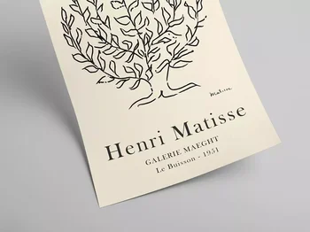 Henri Matisse 'Le Buisson Plakatas, Matisse Meno Spausdinti, Matisse, cut out, Le Buisson, Matisse meno Plakatas, Henri Matisse' Exhibitr