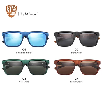 Hu Medienos 2020 Nauji Aukštos Kokybės Aikštė Akiniai nuo saulės Vyrams Poliarizuota UV400 Mados Sunglass Veidrodis Sportas saulės akiniai Vairavimo oculos
