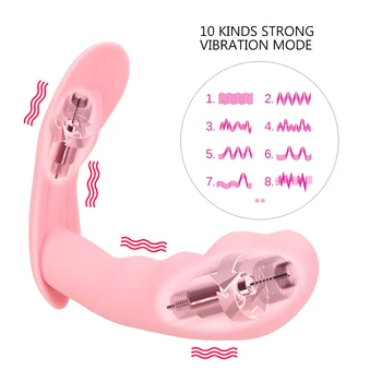 IKOKY Klitorio Stimuliatorius G-taško Vibratorius 10 Dažnio Belaidis Nuotolinio Valdymo Nešiojami Vibratorius Erotiniai už Porą