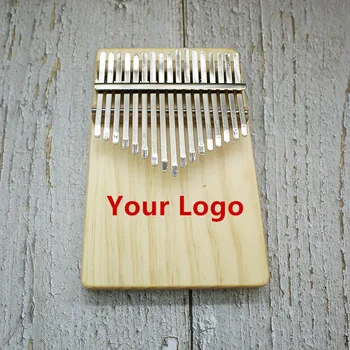 Individualų Jūsų Logotipas 17 Klavišus Kalimba Nykščio Fortepijonui Pateikė Vieną Valdybos Aukštos Kokybės Medienos Kūno Muzikos Instrumentas