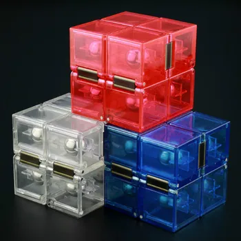 Infinity Kubo Skaidrus Fidget Žaislo Pakuotės Kubeliai Kūrybos Jutimo Streso Švietimo Žaislai Cubo Antiestres Kietas Žaislai BY50RC