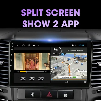JMCQ Už Hyundai Santa Fe 2006-2012 Android 9.0 Automobilio Radijo Multimedia Vaizdo Grotuvas, Multimedia Garso Grotuvas, 2 Din Padalinti Ekraną RDS