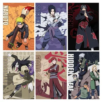 Japonų Anime Naruto Sąsiuvinis Pastaba Knygos Sasuke Plakatas Padengti Bloknotą
