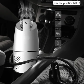 Jonizatoriaus Automobilių oro valymo USB Portable automatinis oro valytuvas su HEPA Filtras Ramioje gaiviklis Pašalinti Kvapo, Bakterijų, Dulkių formaldehido