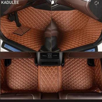 KADULEE PU odos automobilio grindų kilimėliai Hyundai Sonata 2006-2013 M. m. m. 2016 M. 2017 m. 2018 m Užsakymą pėdų Pagalvėlės automobilių kilimų dangtis