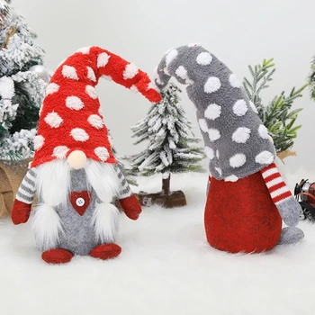 Kalėdų Elf Apdaila Rankų Darbo Pliušinis Gnome Švedijos Tomte Lėlės Žaislas Papuošalai Dovanos