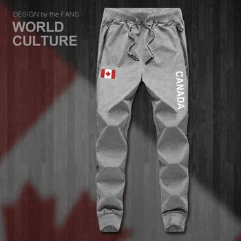 Kanada Kanados ĮA, CAN mens kelnės poilsiu jumpsuit sweatpants kelio prakaito sporto vilnos taktinis atsitiktinis tautos šalyje leggin
