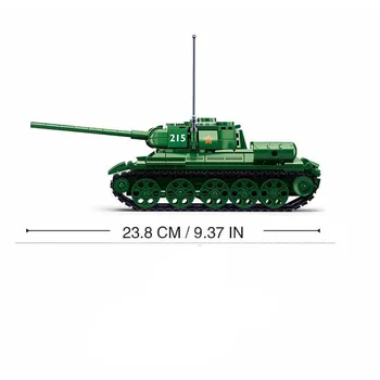 Karinės Serijos antrojo pasaulinio KARO Sovietų T34/85 Vidutinis Tankas Kareivis Ginklų Priedai 