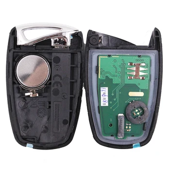 Keyecu Smart Nuotolinio Automobilio Raktas Fob 3 Mygtukai 433MHz ID46 Mikroschemą Hyundai Santa Fe (2012-m.) FCC ID: 95440 2W500 / 2W600