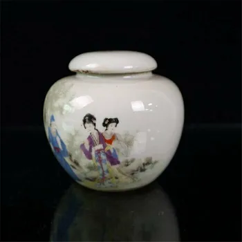 Kinijos seno porceliano Pastelinių pav modelis orb pearl altoriaus Saugojimo puodą