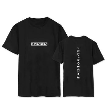 Kpop SEPTYNIOLIKA DIAMOND KRAŠTO Albumą Marškinėliai Hip-Hop Atsitiktinis Palaidų Drabužių Marškinėlius Marškinėliai trumpomis Rankovėmis Viršūnes T-shirt DX516