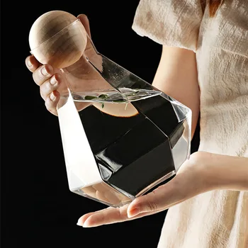 KuBac Stiklo Taurės Nustatyti Vandens Butelis Kūrybos Karščiui atsparus Vandens Butelį, Stiklinę Sulčių Taurė Nustatyti Pieno Puodelis Arbatos Puodelio Lašas Laivybos