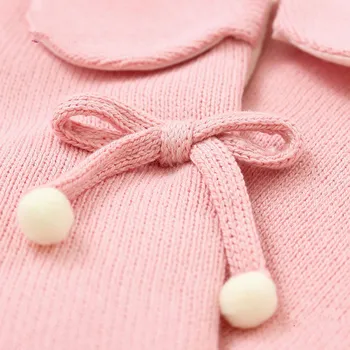 Kūdikių Mergaičių Žiemos Paltai, Žiemą Šilta Naujagimių Žiedlapis Apykaklės Kūdikių Mergaičių Švarkai Vaikams Žiemos Viršūnes Mergaitėms Outwear su Perlų, rožinė