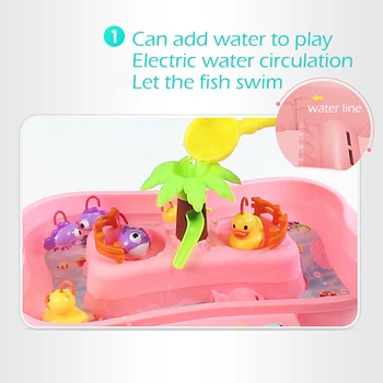 Kūdikių Šviečia Vaikams Žvejybos Žaidimas Žaislai 21pcs/Set Magnetinio Žvejybos Tėvų-vaikų Interaktyvūs Žaislai Žaidimą Vaikams Žaisti Vandens Žaislai
