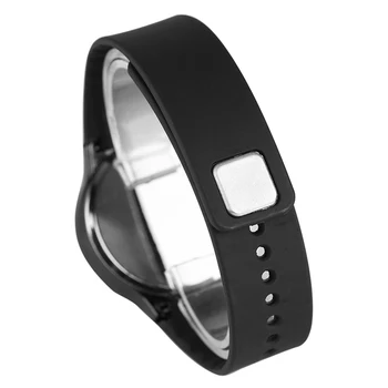 Kūrybos Vyrai Moterys Skaitmeninis LED Watch Jutiklinis Ekranas Mėlynos Šviesos Kvarcinis Laikrodis Analoginis Silikono Juosta Unqiue Laikrodis Unisex Dovana
