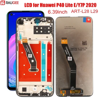 LCD Huawei P40 Lite E Originalus LCD Ekrano Pakeitimas 10 Lietimo Taškų Išbandyti Ekrano ir Huawei Y7P 2020 MENO-L28 29 Ekrane