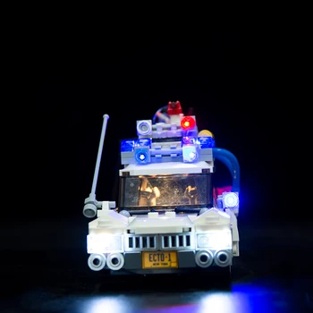 LED Šviesos Rinkinys (tik šviesos komplekte )už 21108 trinkelių rinkinys, Suderinamas su Ghostbusters Ecto-1 plytos (Automobilis Ne Komplekte)