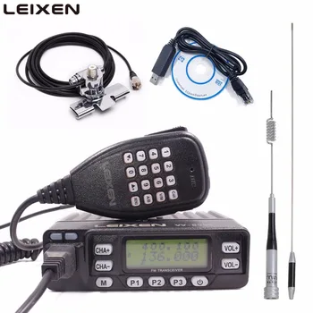 LEIXEN VV-898 Mini 25W dviejų dažnių VHF UHF 144/430MHz L/M/H:4W/10W/25W Mobiliojo Transceive Mėgėjų Automobilio Radijo Leixen UV-25HX