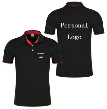 LOGOTIPAS INDIVIDUALŲ Asmens Logotipą, MUMS ES Polo Marškinėliai atsitiktinis slim mens viršūnes greitai-džiovinimo golfo marškinėliai vyrams/moterims madingi T-shir