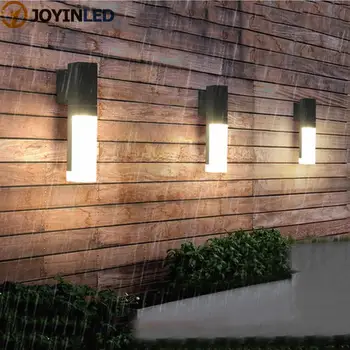 Lauko Vandeniui LED Siena Šviesos PIR Žmogaus Kūno Judesio Jutiklis Sienos Lempos Šiaurės Sodas, Veranda, Praėjimų Balkono Sienos Sconces