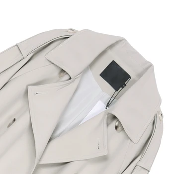 Lautaro Ilgos tranšėjos paltai moterims raglan rankovėmis dvigubo breasted moterų drabužiai 2020 korėjos mados prarasti plius dydis paltas 7xl