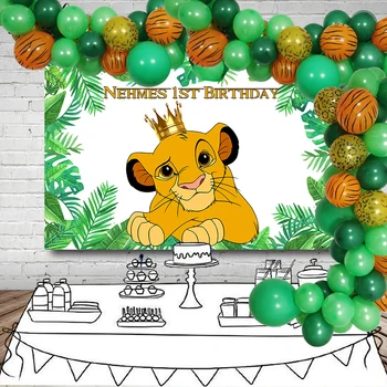 Liūtas karalius tematikos balionai veikia kaip vaiko gimtadienio, atstovaujančių drąsus, stiprus dvasia.