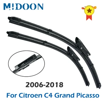 MIDOON Valytuvai dėl Citroen C4 Grand Picasso Modelį, Metus, Nuo 2006 iki 2018 30+30inch（ne 32+30inch）