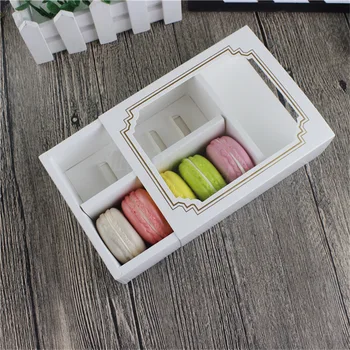 Macaron dėžės Šalies cake box Velykų dovanų dėžutė Vestuvių Dekoravimas Maisto Paketą langelį Atgal Į Mokyklą