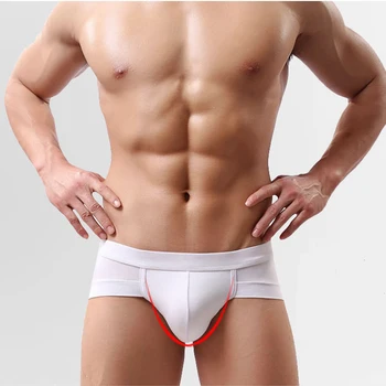 Mados vyriški Trumpi Trikampio Apatiniai Seksualus Modalinis Bikini Mens Underwears Seksualus 3D U Išgaubti Gėjų Kelnaitės