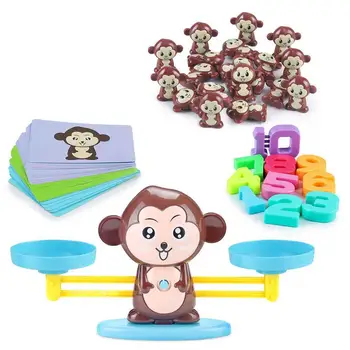 Matematikos Rungtynės Žaidimo Lentos Žaislai Monkey Rungtynės Pusiausvyros Skalės Skaičius Pusiausvyrą Žaidimas Vaikams Švietimo Žaislas Sužinoti, Pridėti Ir Atimti
