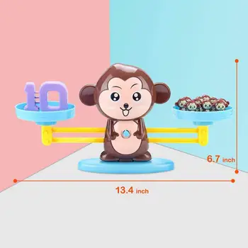 Matematikos Rungtynės Žaidimo Lentos Žaislai Monkey Rungtynės Pusiausvyros Skalės Skaičius Pusiausvyrą Žaidimas Vaikams Švietimo Žaislas Mokytis