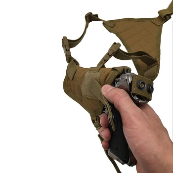 Medžioklės Ginklų Aksesuarai EDC lauko Taktinių Kairę Dešinę Ranką Taktinis Nailono Dėklas Pagal Rankos Peties Dvigubai pistoletas Pistoletas, Dėklas