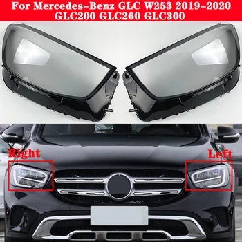 Mercedes-Benz GLC W253 GLC200 GLC260 GLC300 2020 Automobilių Priekinių Žibintų Padengti Lampcover Šviesos lempų gaubtų, stiklo Objektyvo Korpuso Dangteliai