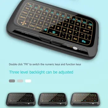 Mini H18 Wireless Keyboard 2,4 GHz Nešiojamų Klaviatūros, Nuotolinio Touchpad Klaviatūra, Skirta 