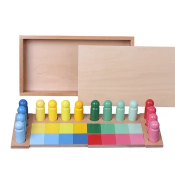 Montessori Medžiagos, Mediniai Žaislai, Kūdikių Aritmetinis Žaislai Spalva Klasifikacija Ikimokyklinio Spalvų Pažinimo Vaikų Švietimo Žaislai