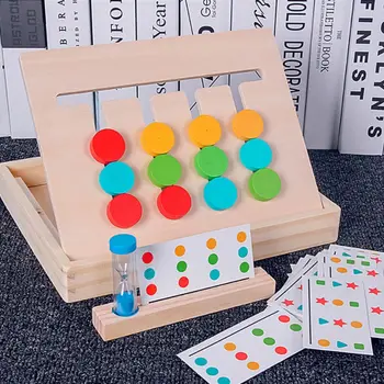 Montessori Ugdymo Mediniai Žaislai, Keturių Spalvų Žaidimas Ankstyvojo Vaikų, Vaikų Ikimokyklinio Mokymo Ir Mokymosi Blokai