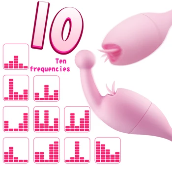Mute Kalba Lyžis Víbrator 10 Vibravimo Režimai Kiaušinių Antgalis Klitorio Stimuliatorius G Spot Massager ir Analinis Kaištis Sekso Žaislas Moterims