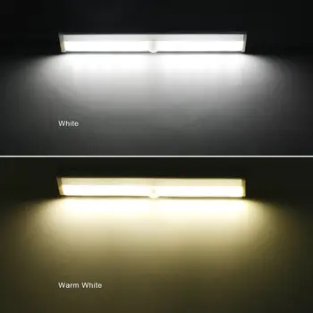 Naktį Šviesos integruota Judesio Jutiklio Kontrolės Auto On Off Baterijos LED Lemputė Vaikams, Kūdikių Slaugos Lova Lempos Saugumo Apšvietimas