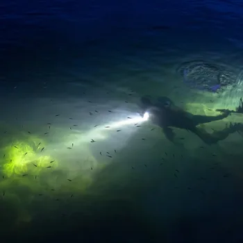 Nardymo Šviesos Galingas Povandeninis Vandeniui povandeninės medžioklės Žibintuvėlis Cree 7x XM T6 LED L2 Nardymo Žibintuvėlis Lempos Šviesos Fakelas