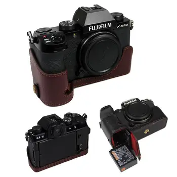 Natūralios Odos Fotoaparato atveju Pusė Padengti Atveju Dėl Fuji Fujifilm XS10 X-S10 Kamera, Krepšys