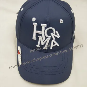 Nauja Vyrų ir Moterų HONMA Golfo Skrybėlę Mėlyna Sporto Beisbolo kepuraitę Lauko Skrybėlę Naujų Saulės Skydelis Sporto Bžūp Nemokamas Pristatymas