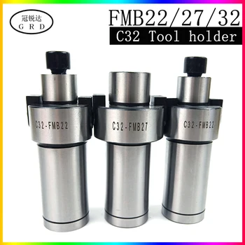 Naujas c32 veleno įrankių laikiklis C32 fmb22 fmb27 fmb32 pjovimo kotu ir veido frezavimo cutter naudoti drauge cnc įrankio laikiklis