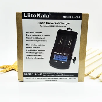 Naujas liitokala lii-300 lcd), 3,7 v 18650 / 26650 / 16340 / už / 10440 / 18500 cargador de batery 18650 baterijos kroviklis lii300