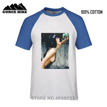 Naujausias kaime stilių vasaros marškinėliai vyrams nauja Nuoga sexy Mergina su geriamojo Spausdinami Ne Išnyks Grynos Medvilnės Vyrų Stilingas T-shirt