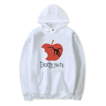 Negabaritinių Hoodie Death Note Hoodie Harajuku Palaidinukė Moterų Hoodies Vyrų Megztinis Ilgomis Rankovėmis Drabužius Žiemos Paltai Bluza Damska