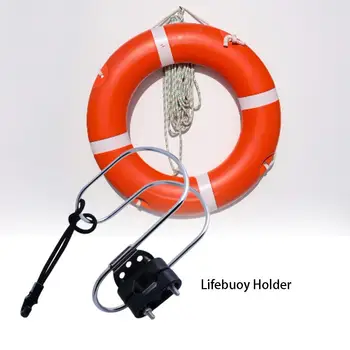 Nerūdijančio Plieno Lifebuoy Laikiklis Pasagos Žiedo Laikiklis Jūrų Aparatūros Jachtų Reikmenys Lifebuoy Turėtojas Valtis Pasagos Laikiklis