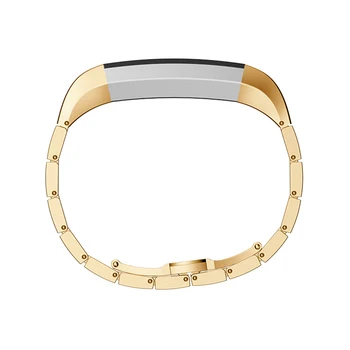 Nerūdijančio Plieno Metalo Watchband už Fitbit Alta Alta HR Dirželis Norma Širdies Smart Apyrankę A Granulių Aukštos Kokybės Laikrodžių Juosta 7 Spalvų